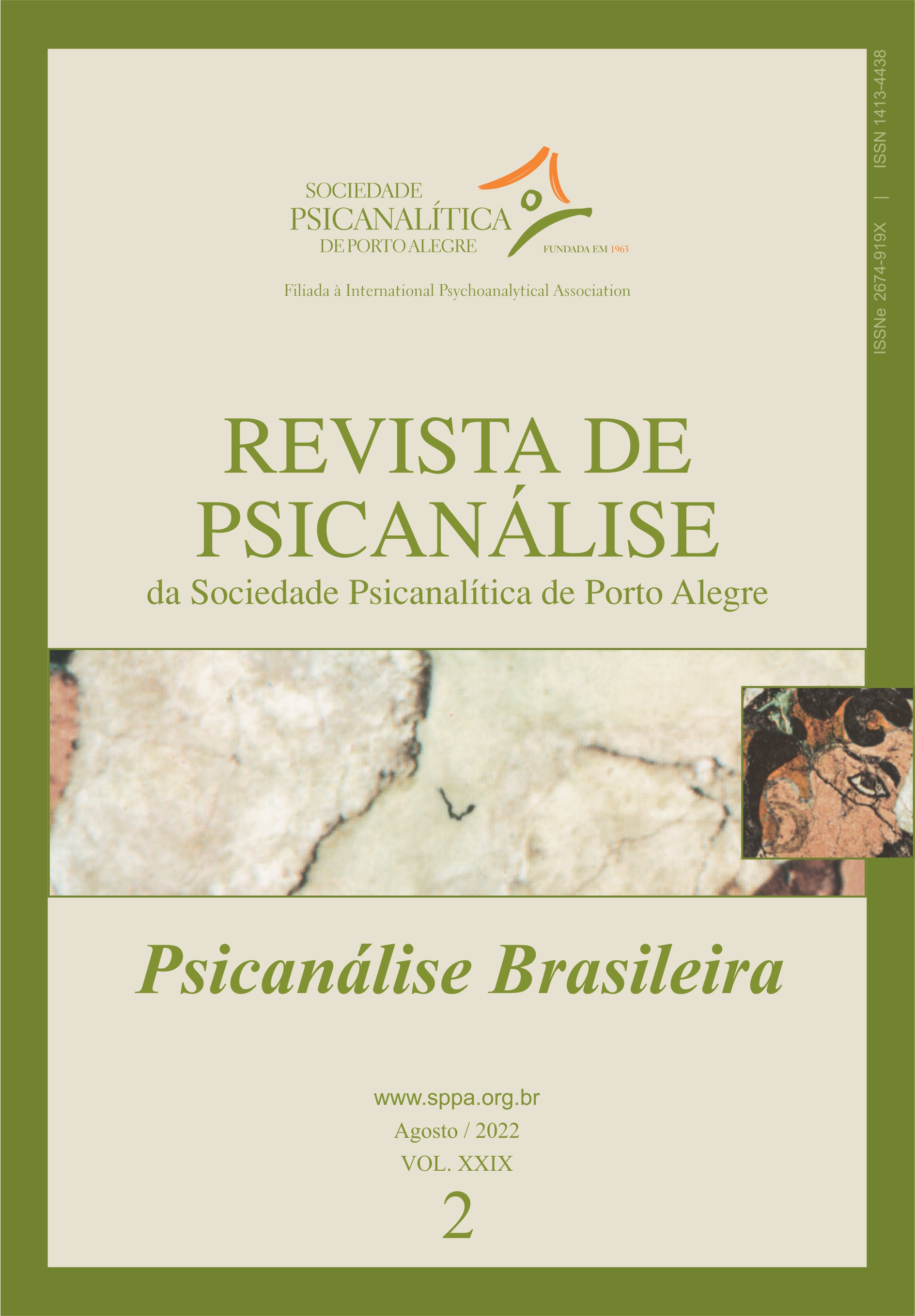 Edição PSICANÁLISE BRASILEIRA da Revista de Psicanálise da SPPA